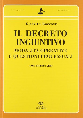 Stock image for IL DECRETO INGIUNTIVO for sale by Librightbooks