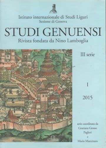 9788864057200: Studi genuensi (2015) (Vol. 1)
