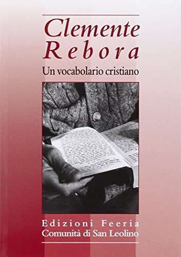 Beispielbild fr Un vocabolario cristiano [Paperback] zum Verkauf von Brook Bookstore