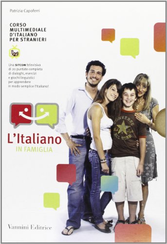 9788864460154: L'italiano in famiglia. Kit completo. Ediz. multilingue. Con DVD