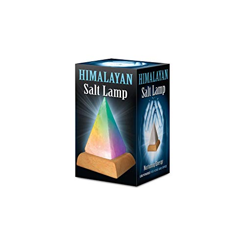 9788865273272: Himalayan Salt Lamp - Pyramid: Box contains a USB powered multicolour Salt Lamp with book