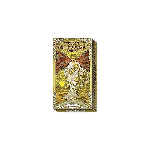 Beispielbild fr Golden Art Nouveau Tarot - Mini Tarot zum Verkauf von medimops