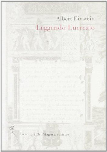 Beispielbild fr Leggendo Lucrezio. Ediz. italiana e tedesca zum Verkauf von libreriauniversitaria.it