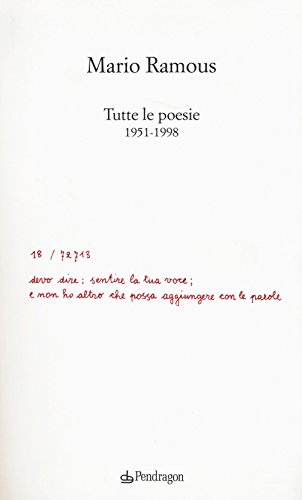 Imagen de archivo de TUTTE LE POESIE 1951-1998 a la venta por Brook Bookstore