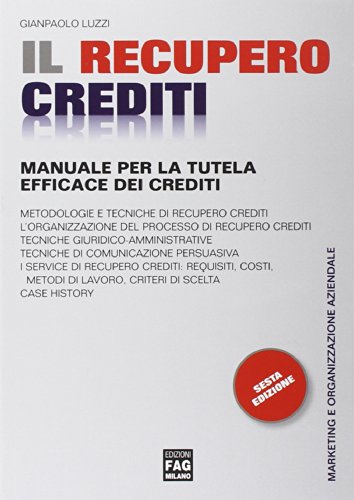 9788866044352: Il recupero crediti. Manuale per la tutela efficace dei crediti (Marketing e organizzazione aziendale)
