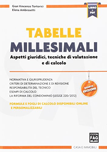Stock image for Tabelle millesimali Tortorici, Gian Vincenzo and Ambrosetti, Elena for sale by Copernicolibri
