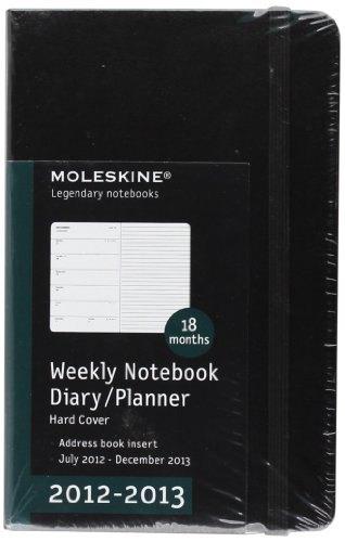 9788866131342: Moleskine 2012-2013 Weekly Notebook Diary/Planner: 18 Months July 2012 December 2013