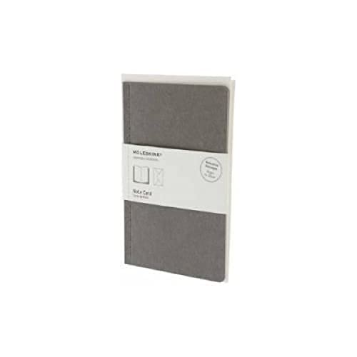 9788866132424: Moleskine Note Card With Envelope Large Light Warm Grey