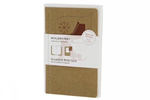 9788866134862: Moleskine Ornament Note Cards Ice Skates: Pocket