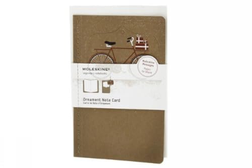 Imagen de archivo de Moleskine Ornament Note Cards Snowy Bicycle Large (Moleskine Messages) a la venta por Ergodebooks