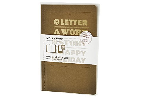 Beispielbild fr Moleskine Ornament Note Cards A Happy Holiday Large (Moleskine Messages) zum Verkauf von Ergodebooks