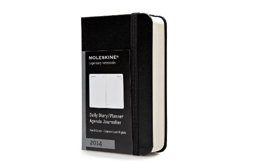 9788866135500: Moleskine Extra Small Hard 12 Months 2014 Daily Diary - Black (Moleskine Diaries)