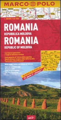 9788866390633: Romania, Repubblica Moldova 1:800.000. Ediz. multilingue (Carte stradali Marco Polo)