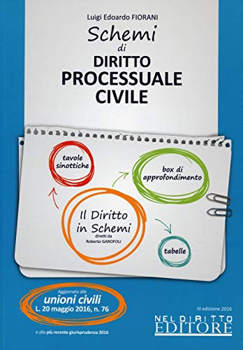 Beispielbild fr Schemi di diritto processuale civile (Il diritto in schemi) zum Verkauf von Buchpark