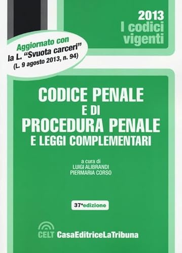 Stock image for Codice penale e di procedura penale e leggi complementari for sale by medimops