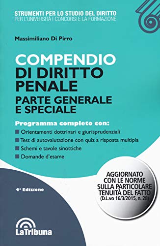 9788866896722: Compendio di diritto penale. Parte generale e speciale (Strumenti per lo studio del diritto)