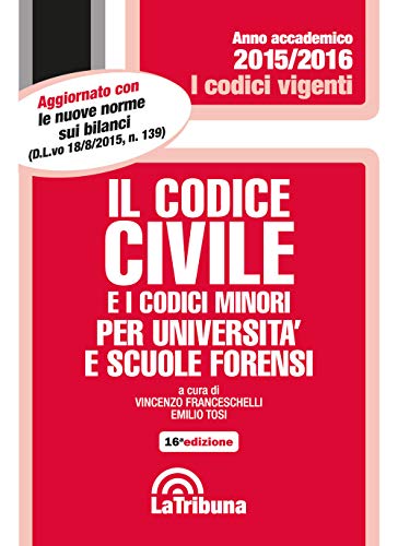 Stock image for Il Codice Civile E I Codici Minori for sale by medimops