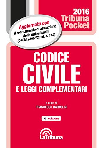 9788866899884: Codice civile e leggi complementari (Tribuna pocket)
