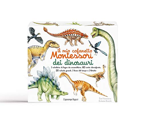 9788867224616: Il mio cofanetto Montessori dei dinosauri. Con gadget