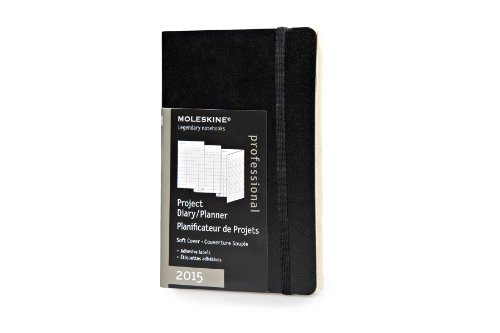 9788867322800: Moleskine 2015 Project Planner, Pocket, Black