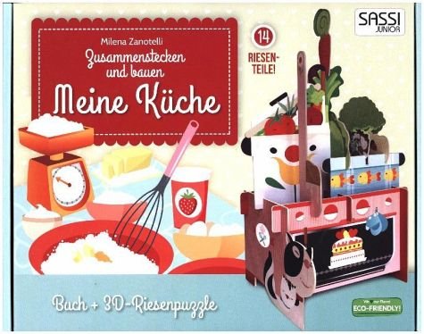 9788868603038: 3D Riesenpuzzle Meine kliene Kche inklusive Begleitbuch