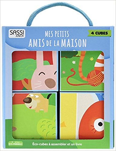 9788868603618: Mes petits amis de la maison: 4 cubes et un livre