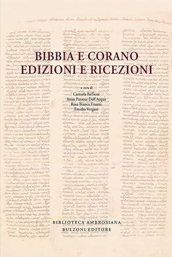 Stock image for Bibbia e Corano. Edizioni e ricezioni for sale by medimops