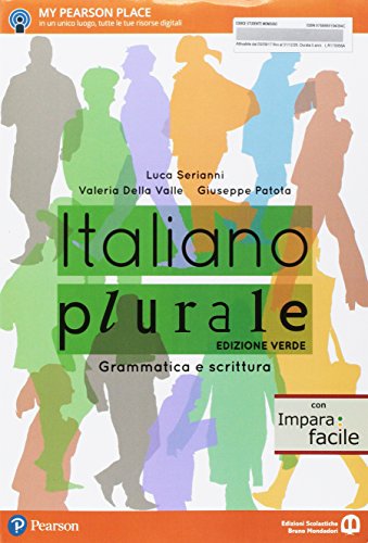 Beispielbild fr Italiano plurale. Grammatica e scrittura. Con Imparafacile. Ediz. verde. Per le Scuole superiori. Con e-book. Con espansione online zum Verkauf von medimops