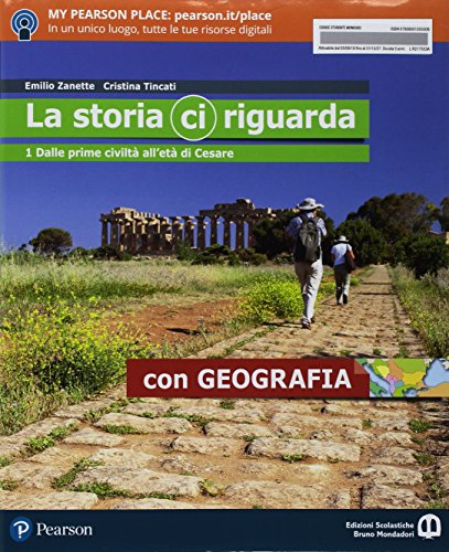 9788869105500: La storia ci riguarda. Con geografia. Con Produrre e inventare. Con Imparafacile. Con Libro liquido. Con Didastore. Per le Scuole superiori. Con ... Con Contenuto digitale per download (Vol. 1)