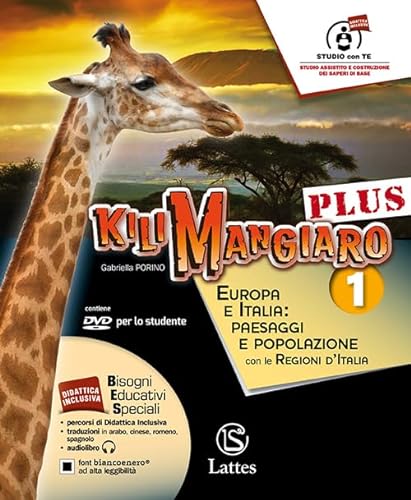 9788869170409: Kilimangiaro plus. Volume 1 con DVD Rom e Atlante 1. Tavola I anno. Mi preparo per l'interrogazione: Vol. 1