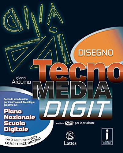 9788869171109: Tecnomedia digit. Disegno. Per la Scuola media. Con CD-ROM. Con e-book. Con espansione online
