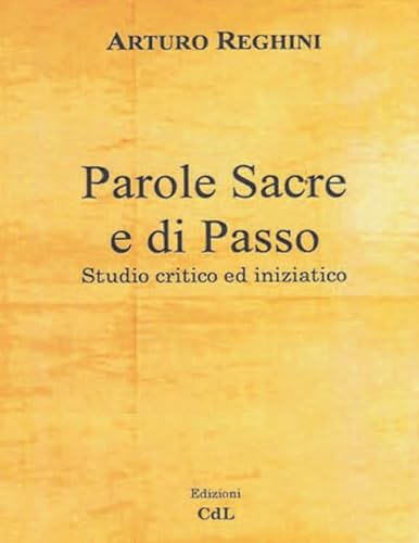 Stock image for Parole Sacre e di Passo for sale by libreriauniversitaria.it