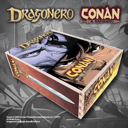 Stock image for Dragonero-Conan il Barbaro. Box legno. Con mappa hyboriana e mappa dell'Erondr for sale by libreriauniversitaria.it