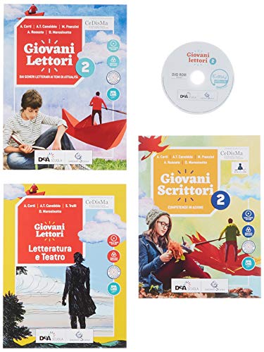 9788869645082: Giovani lettori-Giovani scrittori. Con Letteratura e teatro ed Easy eBook (su dvd). Per la Scuola media. Con ebook. Con espansione online. Con DVD-ROM (Vol. 2)