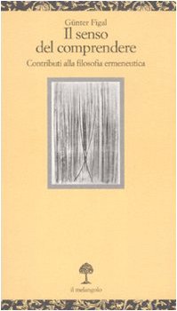 Il senso del comprendere. Contributi alla filosofia ermeneutica (9788870184525) by Unknown Author