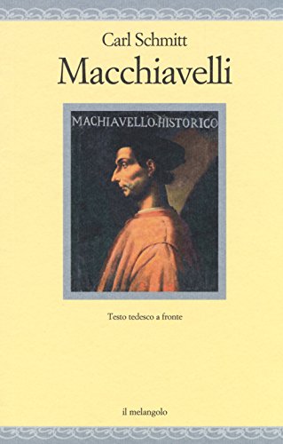 Stock image for Macchiavelli. Testo tedesco a fronte for sale by libreriauniversitaria.it