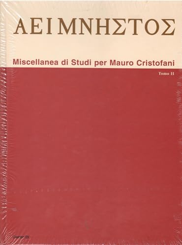 Imagen de archivo de Aeimnestos. Miscellanea di studi per Mauro Cristofani [Hardcover] aa.vv. a la venta por Brook Bookstore