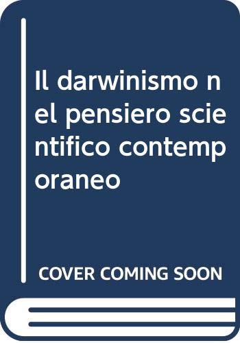 9788870423075: Il darwinismo nel pensiero scientifico contemporaneo