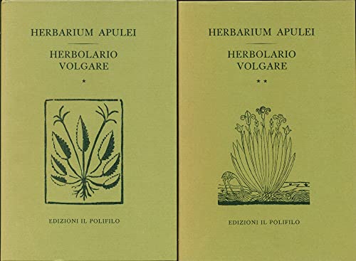 Stock image for 2 HARDBACK VOLUMES with DJs & in SLIPCASE - Herbarium Apulei 1481. Herbolario Volgare 1522 - con una introduzione di Erminio Caprotti e un saggio di William T. Stearn for sale by G. & J. CHESTERS