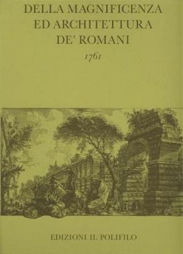 9788870504125: Della magnificenza ed architettura de' romani (Libri rari)