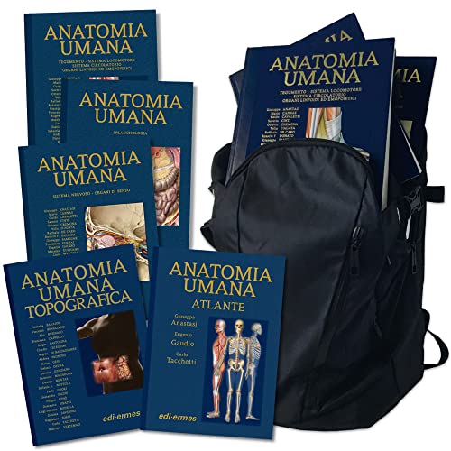 Stock image for Anatomy Bag Plus: Trattato di anatomia umana-Anatomia topografica-Atlante di anatomia umana. Con Borsa for sale by libreriauniversitaria.it