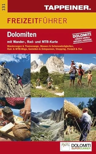 9788870736427: Freizeitfhrer und Freizeitkarte Dolomiten - Freizeitfhrer und topografische Wanderkarte (Mastab 1:70 000): Wander-, Rad- und MTB-Karte (Freizeitkarten mit Fhrer)