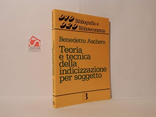 Beispielbild fr Teoria e tecnica della iondicizzazione per soggetto. zum Verkauf von FIRENZELIBRI SRL