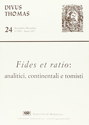 9788870943870: Fides et ratio: analisti, continentali e tomisti