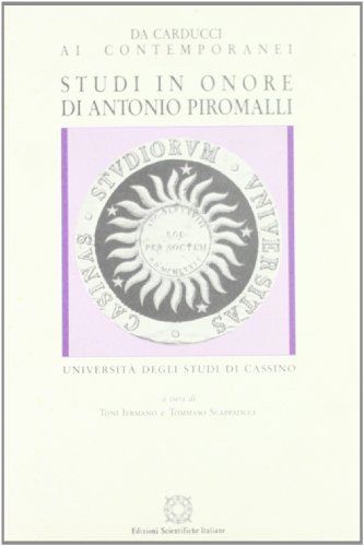 Imagen de archivo de Studi in Onore Di Antonio Piromalli a la venta por Priceless Books