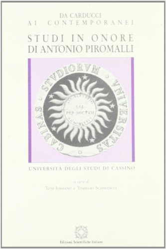 Stock image for Studi in Onore Di Antonio Piromalli for sale by Priceless Books