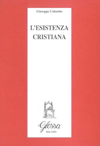 Imagen de archivo de L'esistenza cristiana a la venta por libreriauniversitaria.it