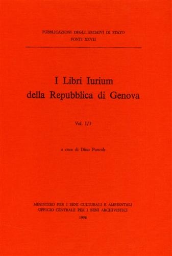 9788871250977: I Libri Iurium della Repubblica di Genova. I/3: Vol. 1/3