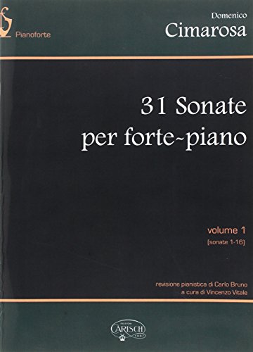 Stock image for DOMENICO CIMAROSA: 31 SONATE PER FORTE-PIANO, VOLUME I PIANO for sale by Books Unplugged