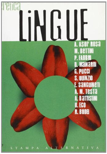 Stock image for Lingue. Natura ed uso dei linguaggi di ieri e di oggi aa.vv. for sale by Librisline